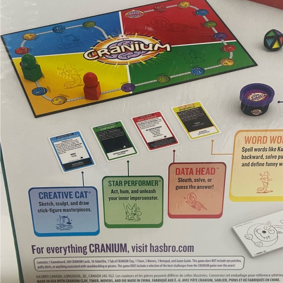 Cranium Board Game 400 Of The Best Challenges New Sealed Hasbro Gaming (2013) - Picture 7 of 13